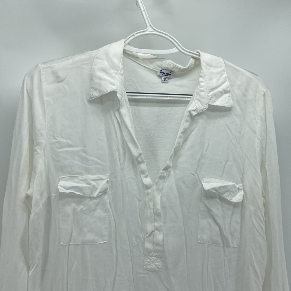 Splendid White Longline Top Basic - image 5